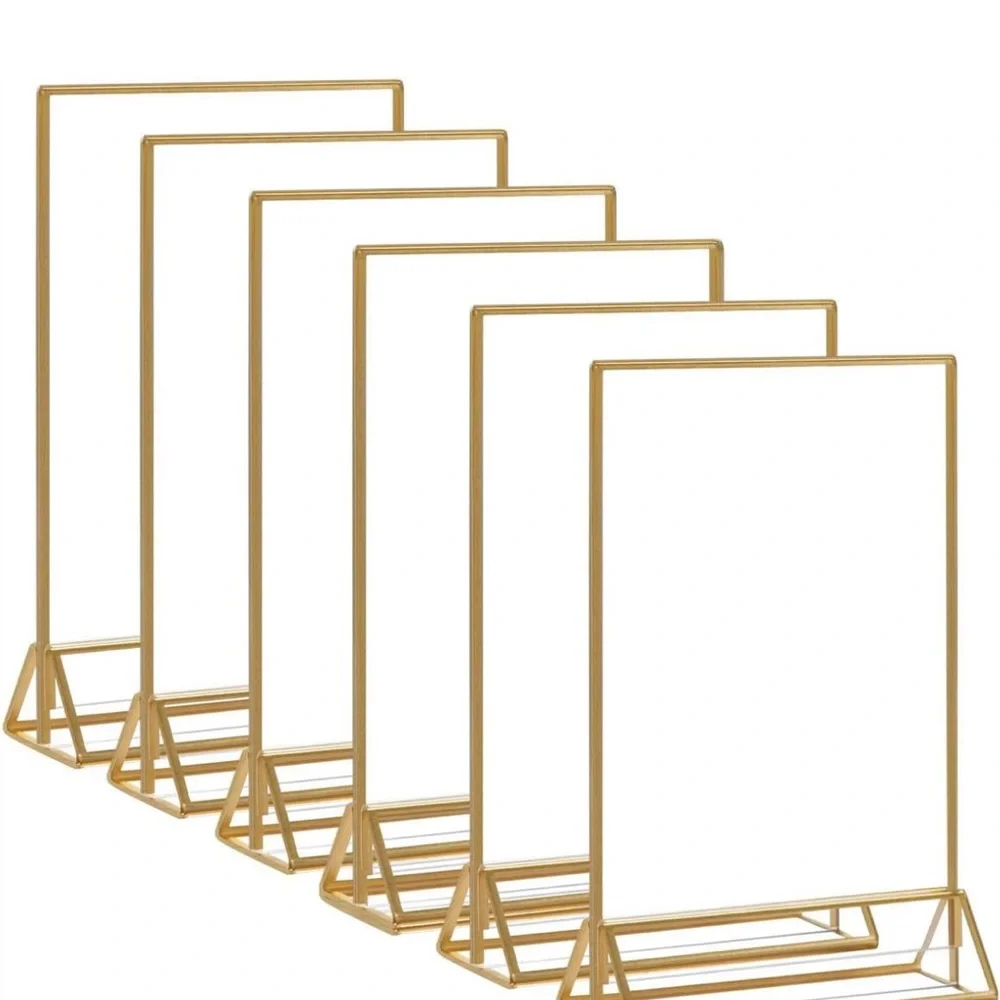 Acrylic Sign Holder 4x6 Set of 14 NEW - Picture 4 of 6